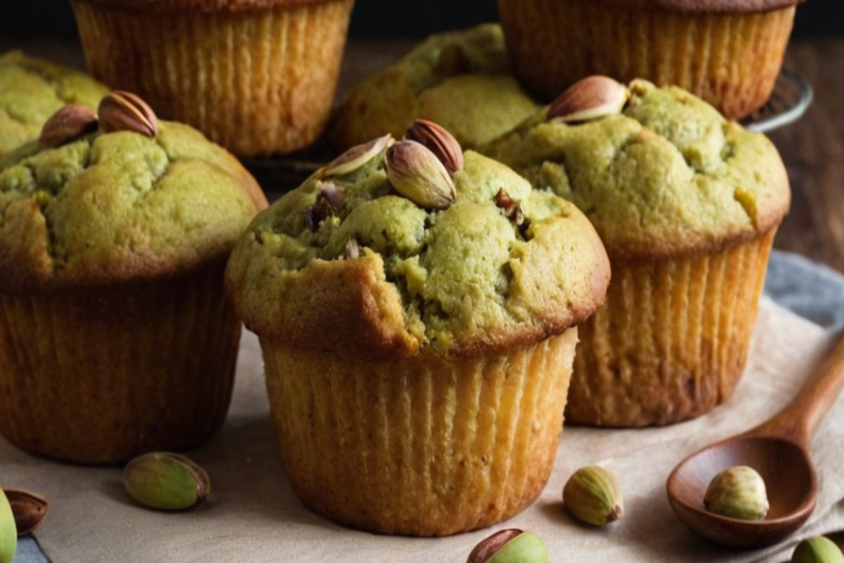 pistachio muffins