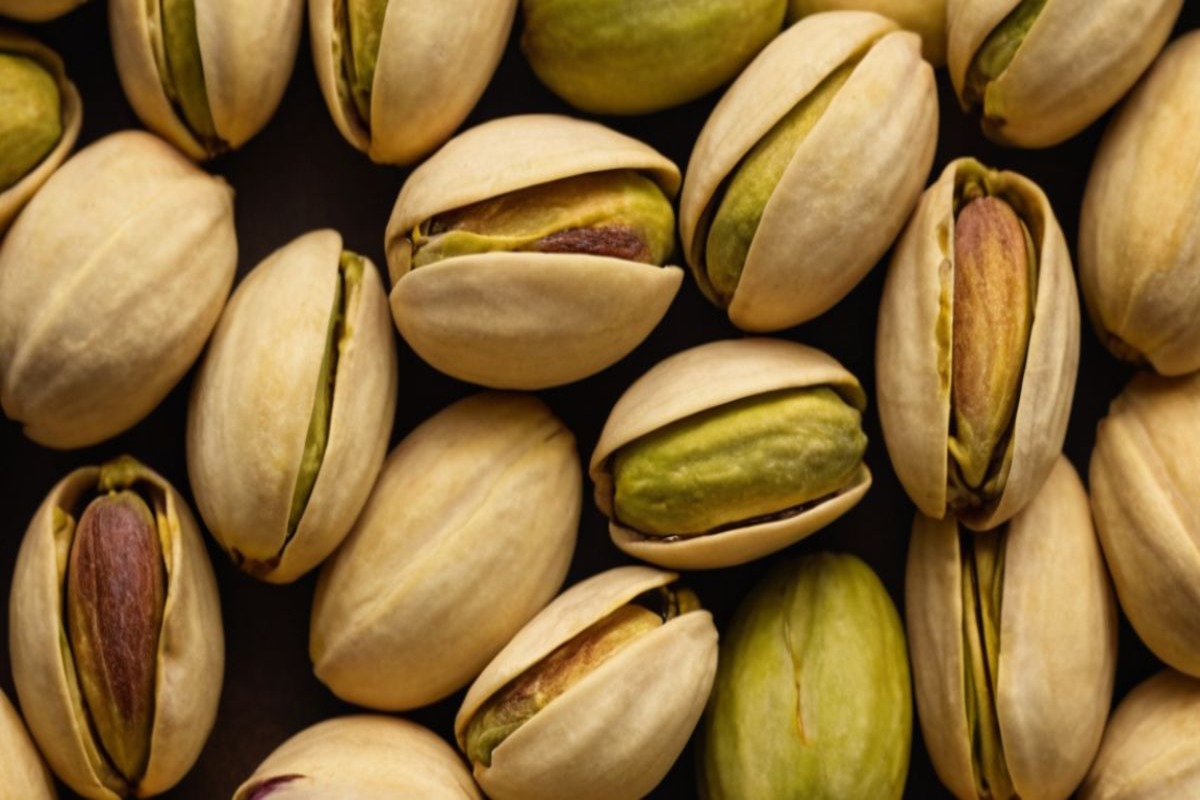 Baked pistachios muffins