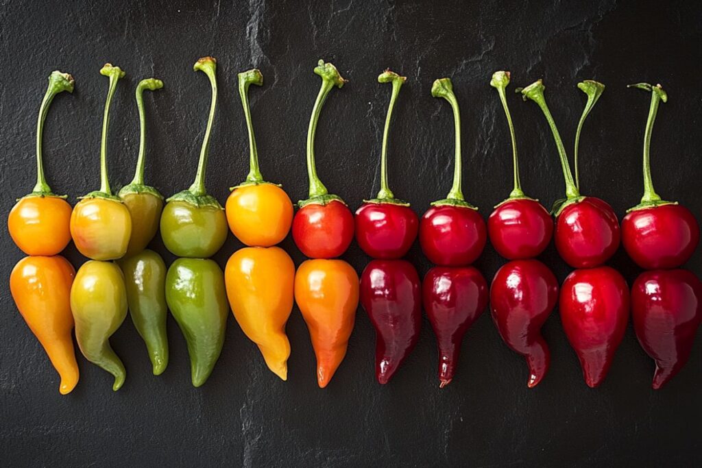 Cherry peppers heat level on the Scoville scale