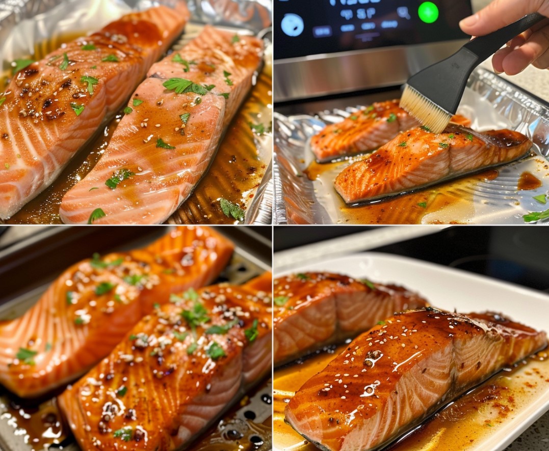 Step-by-Step Guide to Making Air Fryer Honey Garlic Salmon