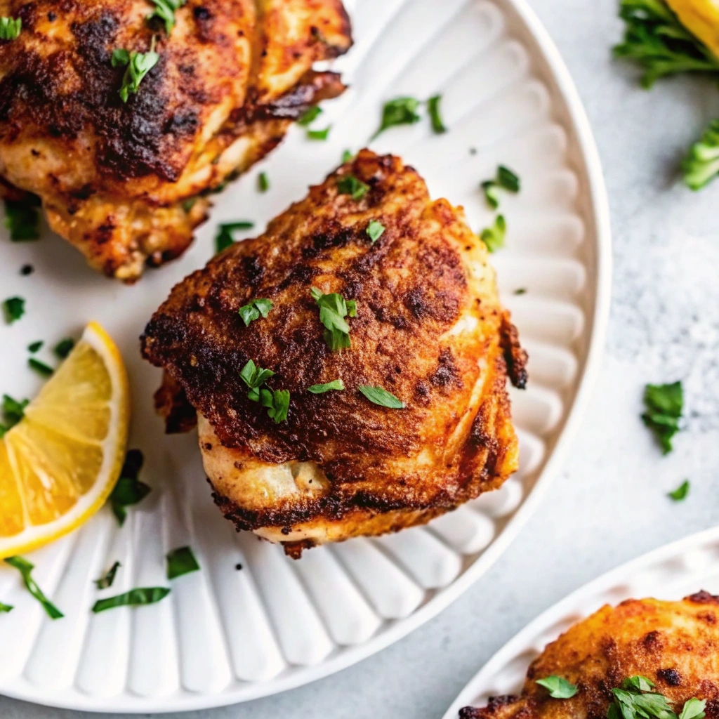 Air fryer chicken thighs