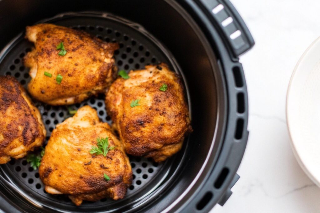 Air fryer chicken thighs