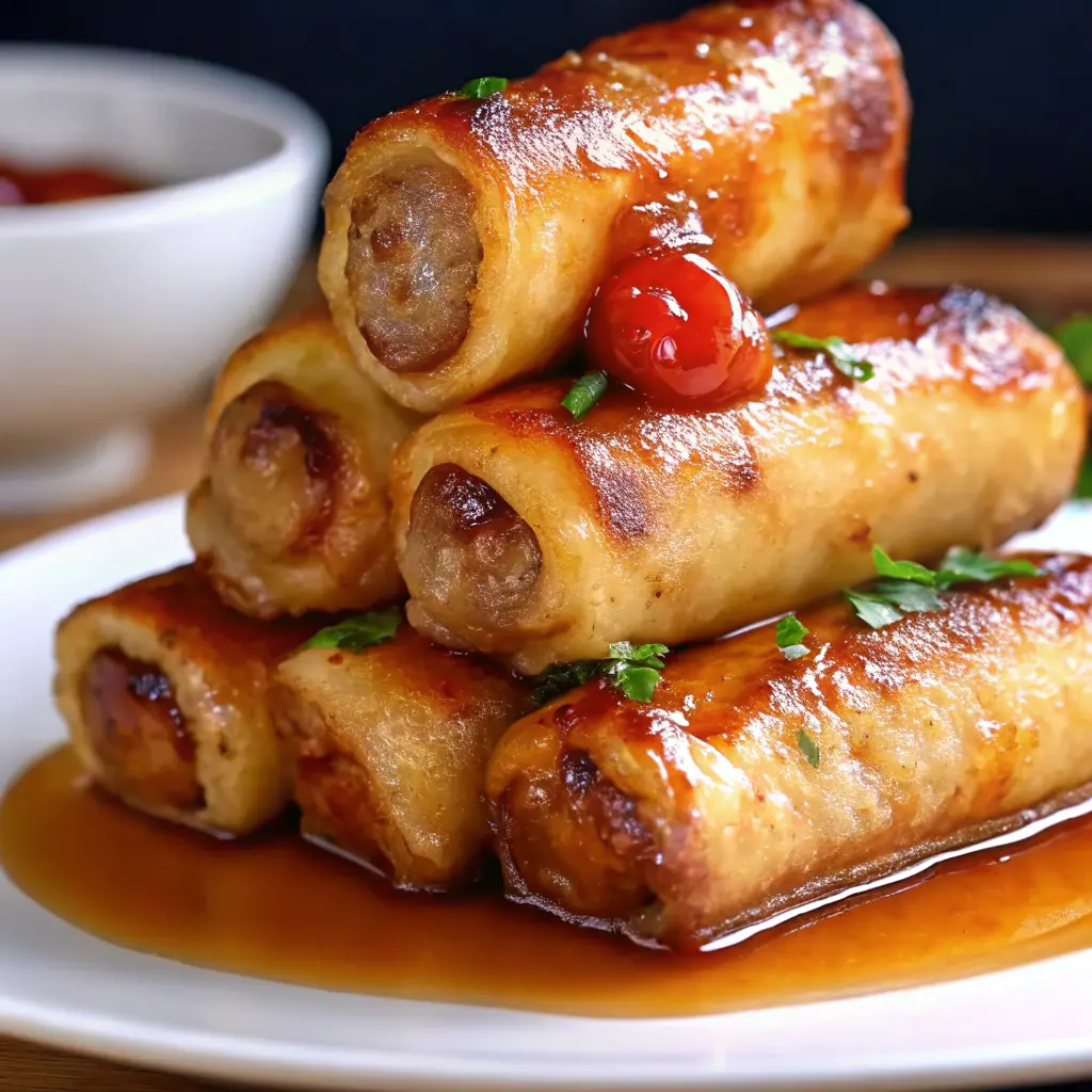 Sausage French Toast Roll-Ups