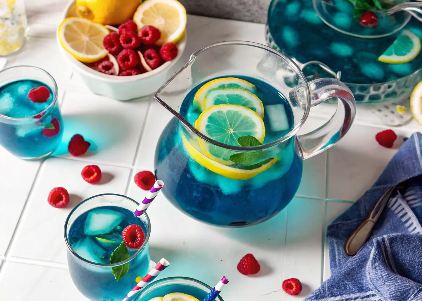 Delicious Blue Raspberry Lemonade Recipe