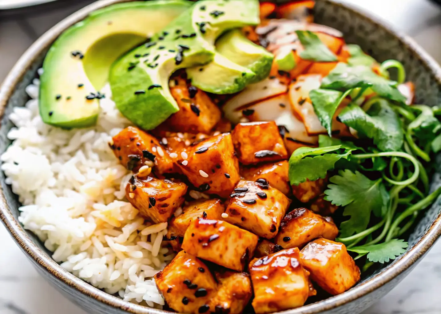 Hot Honey Chicken Bowls