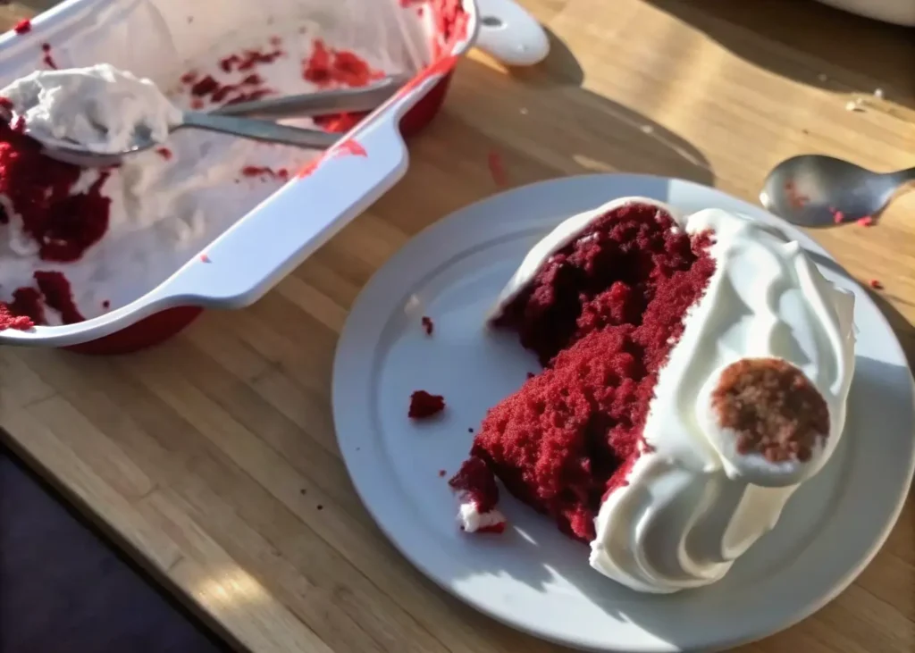 Perfect Single Serve Red Velvet Cake 
